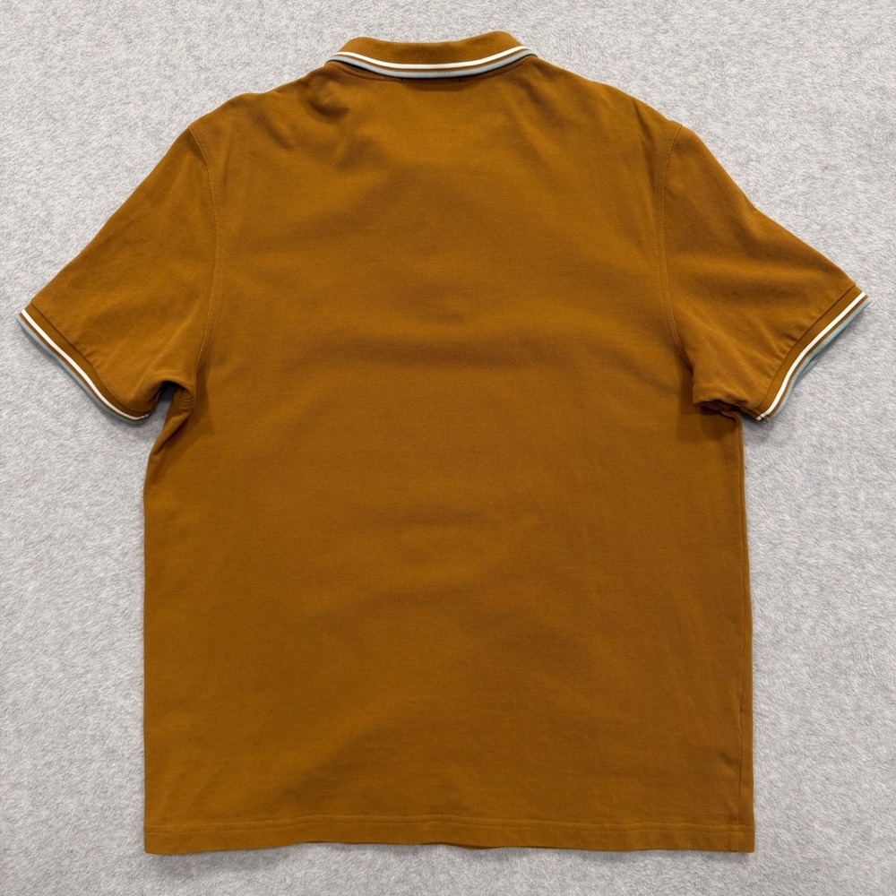 Fred Perry Shirt Mens 2XL Tan Short Sleeve Polo XXL - Picture 4 of 9